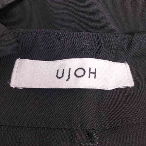 ウジョー Ujoh WOOL GABARDINE PAPER FINISH SUSPENDER PANTS ウール ギャバジン サスペンダー パンツ メンズ JPN:2