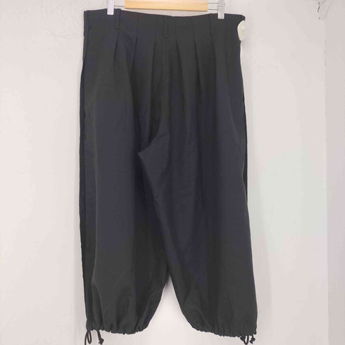 グラウンドワイヨウジヤマモト Ground Y Yohji Yamamoto 23AW WOOL POLYESTER GABARDINE BALLOON PANTS バルーンパンツ メンズ JPN:3