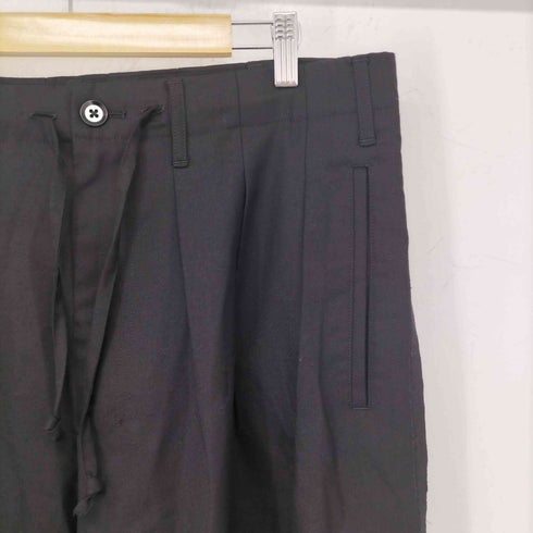 グラウンドワイヨウジヤマモト Ground Y Yohji Yamamoto 23AW WOOL POLYESTER GABARDINE BALLOON PANTS バルーンパンツ メンズ JPN:3