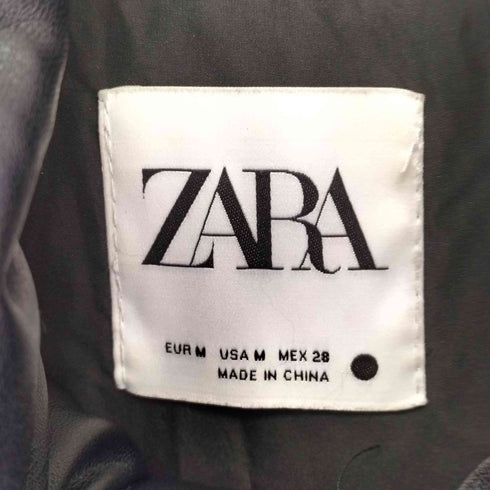 ザラ ZARA フェイクレザー ジャケット レディース import:M
