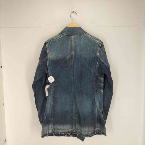 TOUGH JEANSMITH ダブルデニムコート メンズ