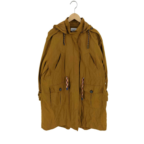ザラ ZARA フーデッド モッズコート レディース import:M