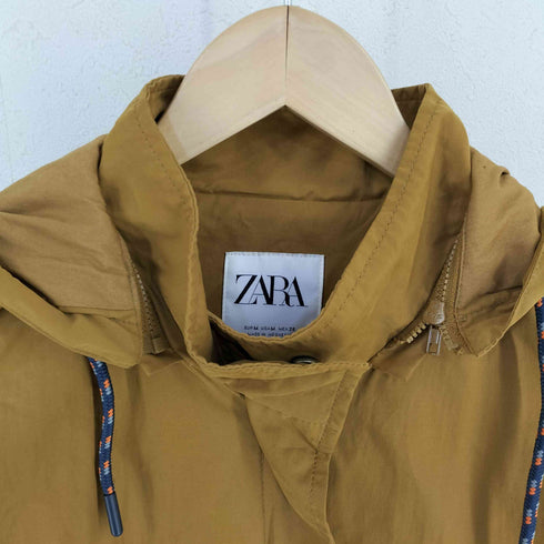 ザラ ZARA フーデッド モッズコート レディース import:M