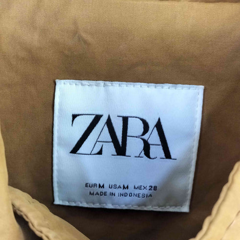 ザラ ZARA フーデッド モッズコート レディース import:M