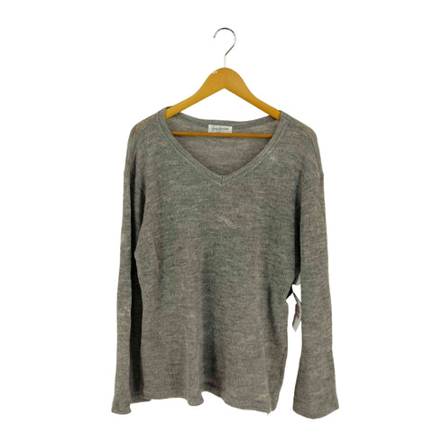 ヨウジヤマモトプールオム Yohji Yamamoto POUR HOMME 17SS アルパカ100 クルーネック ニットセーター メンズ JPN:3