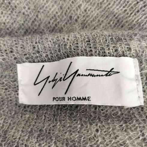 ヨウジヤマモトプールオム Yohji Yamamoto POUR HOMME 17SS アルパカ100 クルーネック ニットセーター メンズ JPN:3