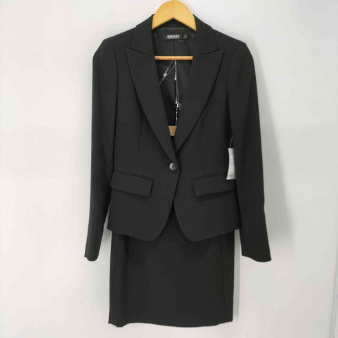 ダナキャランニューヨーク DKNY 3ピース 1Bトラックジャケット & ひざ丈 タイトスカート & フレア スラックス セットアップ レディース 全て サイズ2
