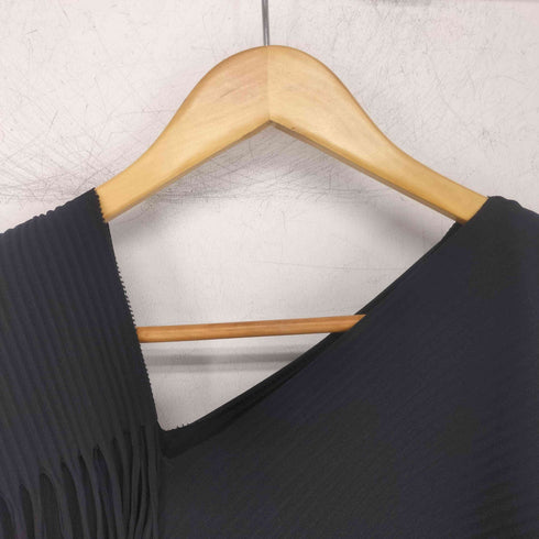 イッセイミヤケミー ISSEY MIYAKE me 19ss フリンジデザイン 変形 プリーツワンピース レディース