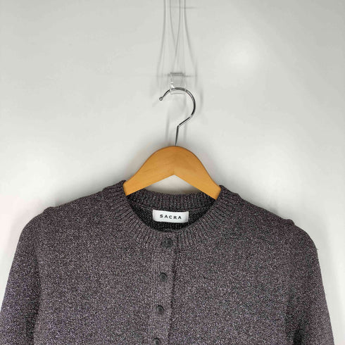 サクラ SACRA 24AW グロッシー リリー カーディガン GLOSSY LILY CARDIGAN レディース JPN:38