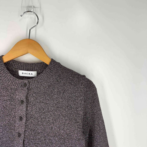 サクラ SACRA 24AW グロッシー リリー カーディガン GLOSSY LILY CARDIGAN レディース JPN:38