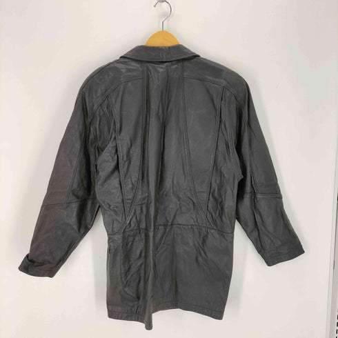 イタリア製 ラムレザー ダブルブレストジャケット メンズ