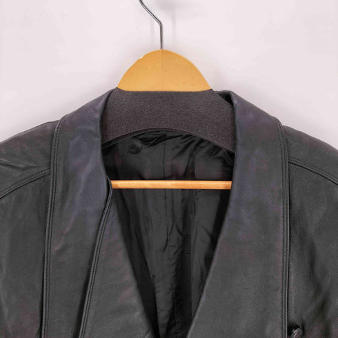 イタリア製 ラムレザー ダブルブレストジャケット メンズ