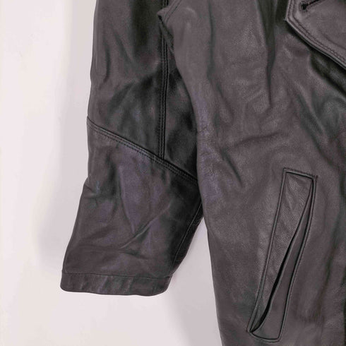 イタリア製 ラムレザー ダブルブレストジャケット メンズ