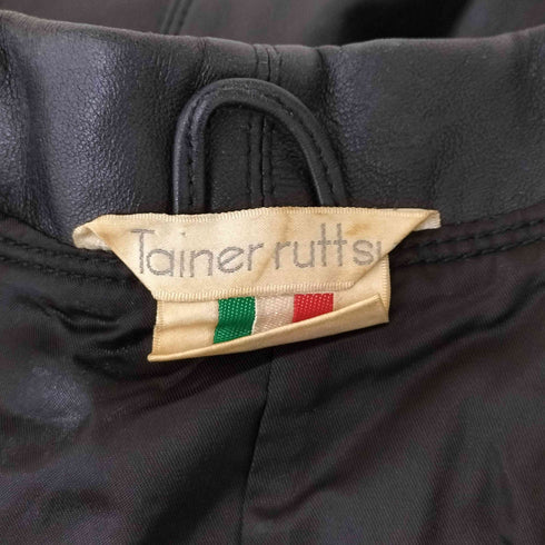 イタリア製 ラムレザー ダブルブレストジャケット メンズ