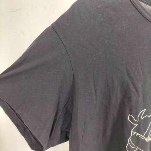 ヨウジヤマモトプールオム Yohji Yamamoto POUR HOMME 20SS イラスト プリント Tシャツ メンズ JPN:3