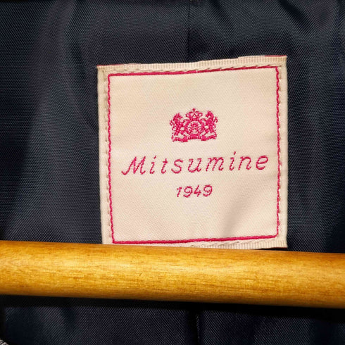 ミツミネ MITSUMINE ボリューム襟 比翼 ダウンジャケット レディース