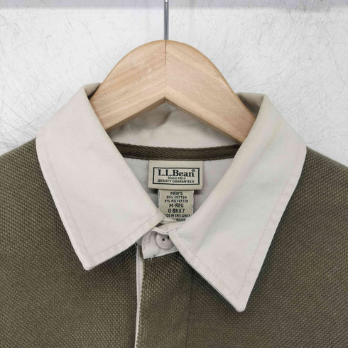 エルエルビーン L.L.Bean 00s ラガーシャツ ポロスウェット メンズ import:M