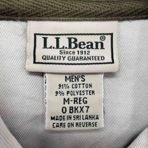 エルエルビーン L.L.Bean 00s ラガーシャツ ポロスウェット メンズ import:M
