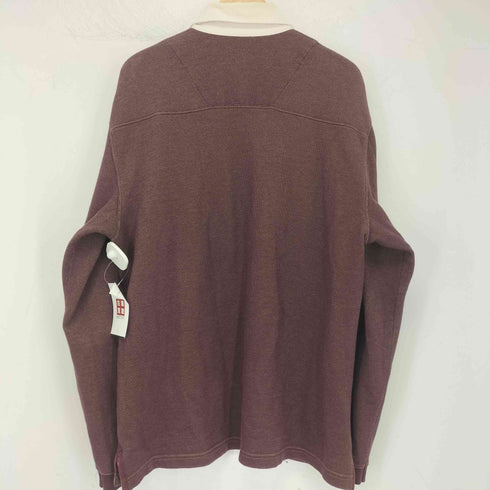 エルエルビーン L.L.Bean 00s ラガーシャツ ポロスウェット メンズ import:M
