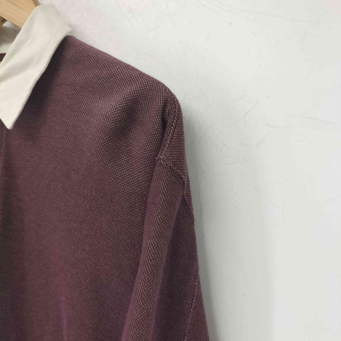 エルエルビーン L.L.Bean 00s ラガーシャツ ポロスウェット メンズ import:M