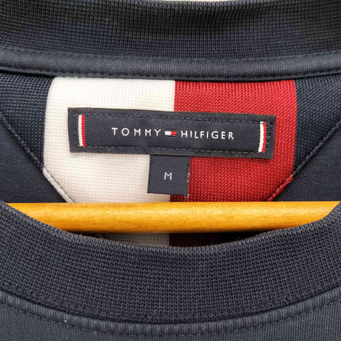 トミーヒルフィガー TOMMY HILFIGER 21AW ロゴ刺繍 クルーネック スウェット メンズ import:M