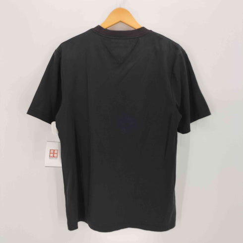 トミーヒルフィガー TOMMY HILFIGER ロゴ刺繍 クルーネック Tシャツ メンズ import:M