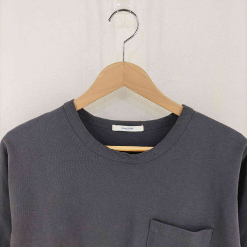 GRAND PARK NICOLE 日本製 デラヴェ 天竺 ロングスリーブ Tシャツ メンズ JPN:48