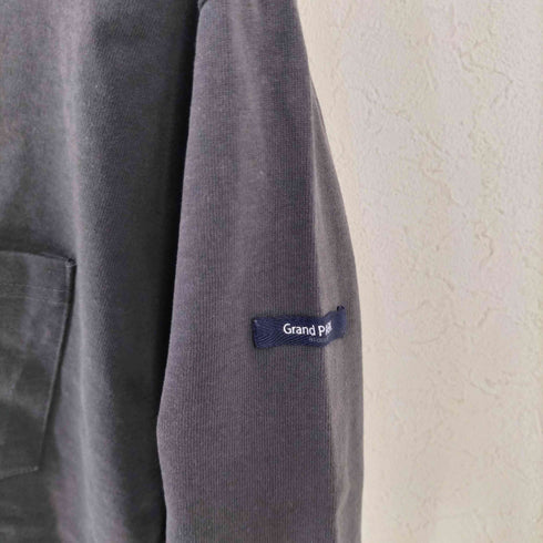 GRAND PARK NICOLE 日本製 デラヴェ 天竺 ロングスリーブ Tシャツ メンズ JPN:48