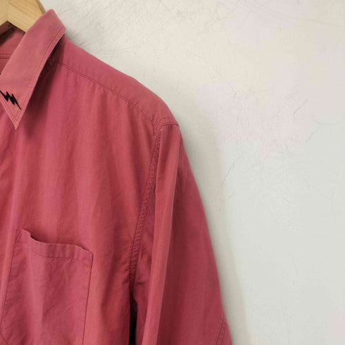 アニエスベーオム Agnes b.homme 襟刺繍 L/S コットンシャツ メンズ JPN:3