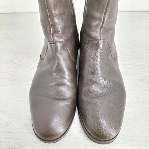 マーガレットハウエルアイデア Margaret Howell idea サイドジップ レザー ショートブーツ レディース JPN:23.5