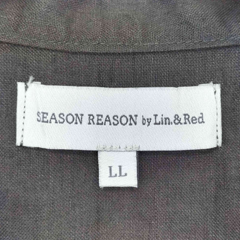 SEASON REASON by Lin.&Red リネン100%ワンピース レディース LL