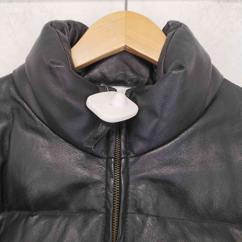 サジェスション Suggestion ピッグレザー ダウンジャケット メンズ import:L