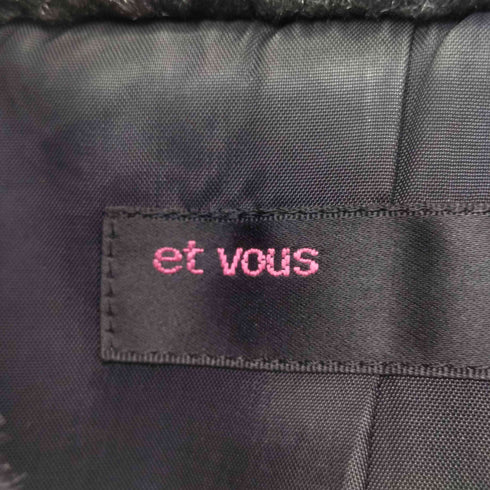 et vous フェイクファージャケット レディース JPN:36