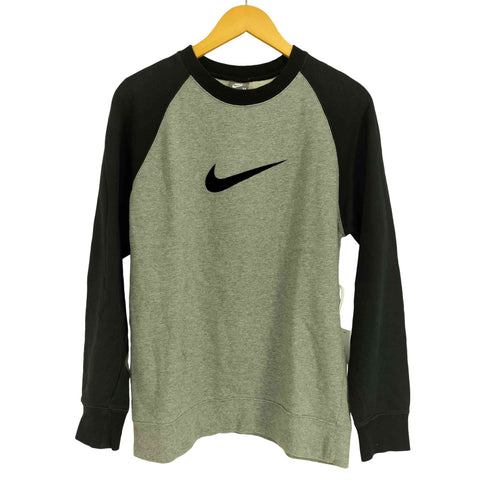 ナイキ NIKE 00S ベロアスウッシュ ラグランスリーブ スウェット メンズ JPN:M