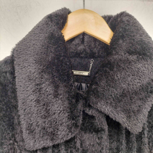 アニオナ AGNONA bombyx m moore アルパカブレンドウール ステンカラーコート レディース import:M