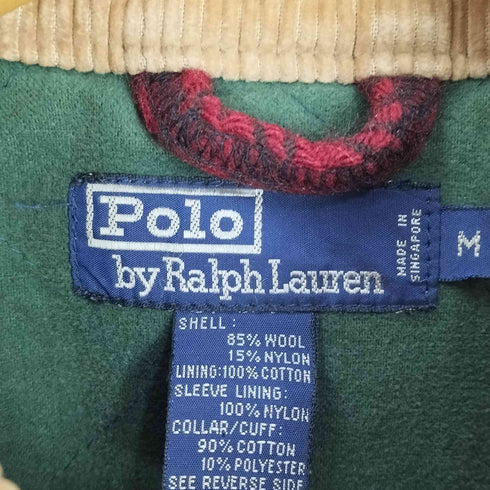 ポロバイラルフローレン Polo by RALPH LAUREN 90S 襟コーズ バッファローチェック ウールハンティングジャケット メンズ import:M