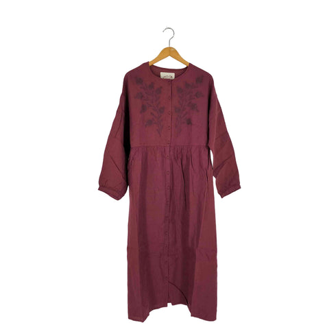 サマンサモスモス samansa Mos2 35th【Slowlinen】刺繍ワンピース レディース FREE