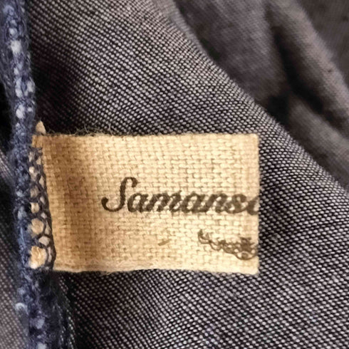 サマンサモスモス samansa Mos2 デニム前後着ワンピース レディース FREE