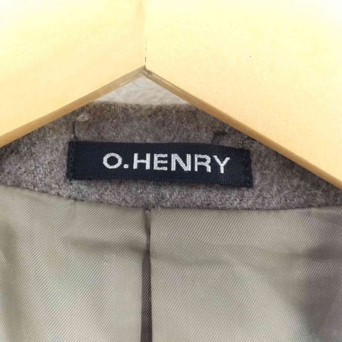 O.HENRY ナイロン混ウール3Bテーラードジャケット メンズ import:L