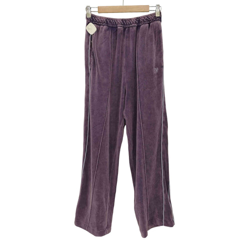 ニコアンド niko and... 25AW WILLIAM B.ELIOTT ベロアパンツ パープル レディース JPN:M