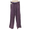 ニコアンド niko and... 25AW WILLIAM B.ELIOTT ベロアパンツ パープル レディース JPN:M