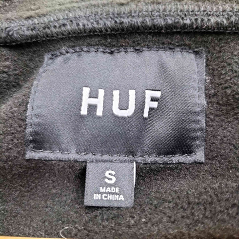 ハフ HUF ナイロン ボア切替 ハーフジップ フリースジャケット メンズ import:S