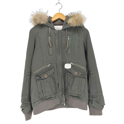 マウジー moussy ラクーンファーミリタリージャケット Y2K レディース JPN:1