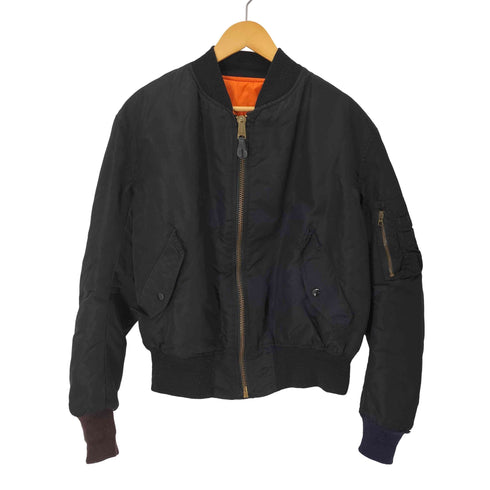 アルファインダストリーズ ALPHA INDUSTRIES 90s USA製 MIL-J82790J IDEALジップ MA-1 フライトジャケット メンズ JPN:L