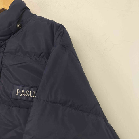 PAGLIANO ワッペン付き ジップアップ ダウンジャケット メンズ import:M