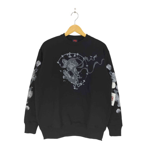 Japanese pattern 和柄プリント スウエット メンズ import:L