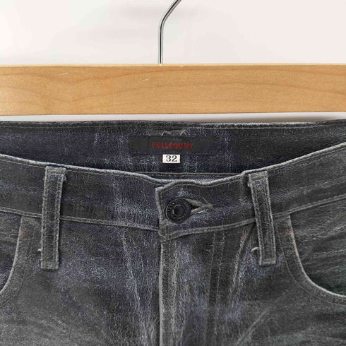 フルカウント FULLCOUNT 00s Coated Denim Jeans エイジング加工 Y2K メンズ 32