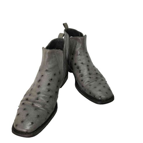 Cortina MADE IN ITALY オーストリッチ サイドゴアブーツ メンズ 6 1/2