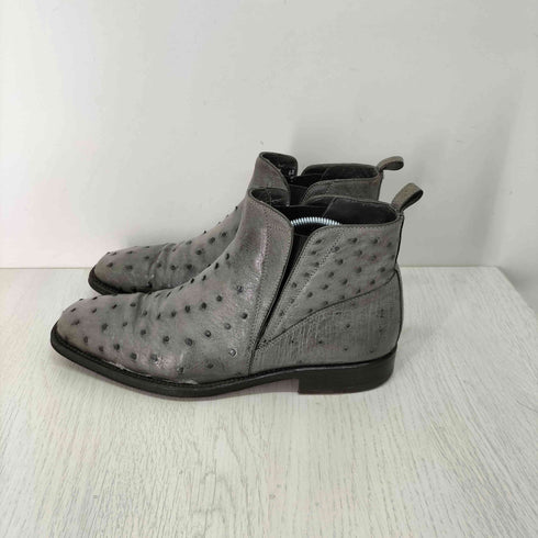 Cortina MADE IN ITALY オーストリッチ サイドゴアブーツ メンズ 6 1/2