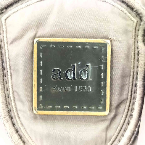 add VAGO10 ラクーンファー ダブルジッパー ダウンコート レディース